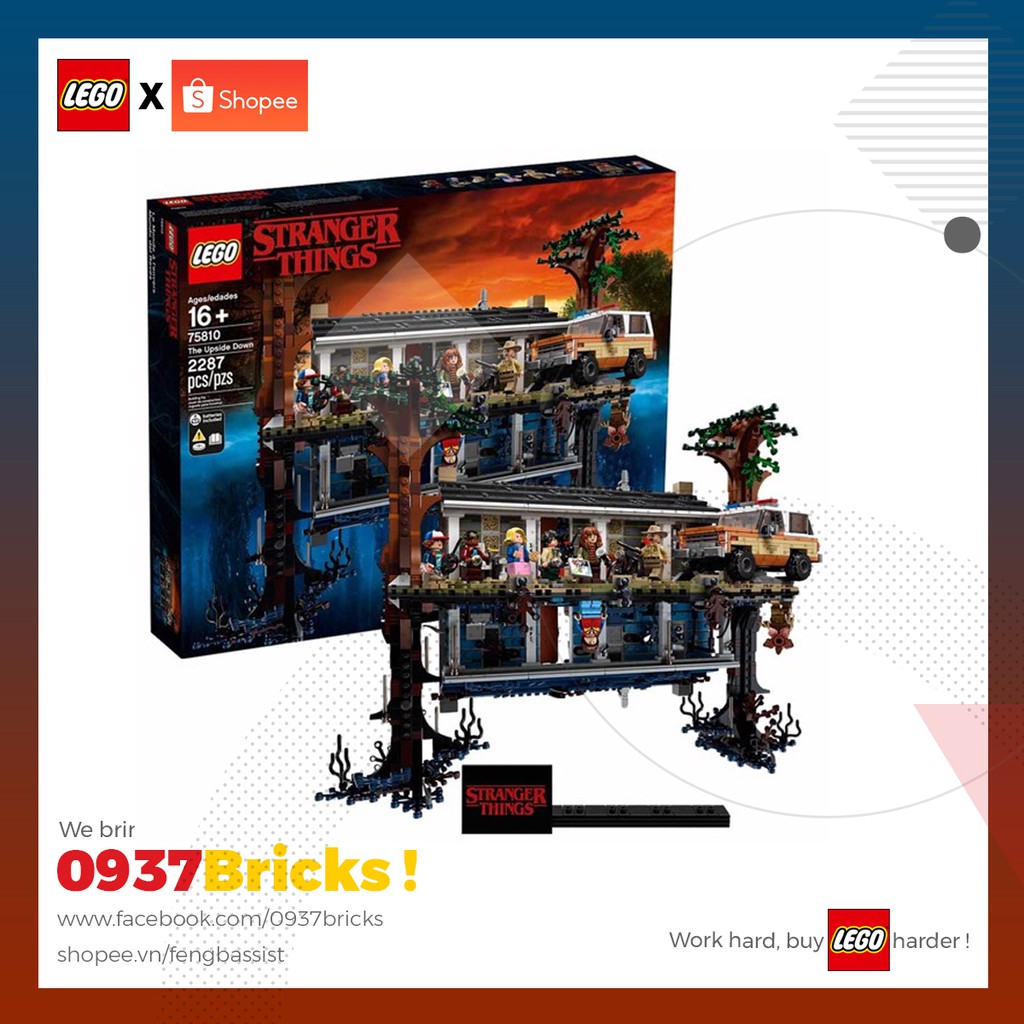 [ RẺ VÔ ĐỊCH ] LEGO Stranger things The Upside Down LEGO 75810