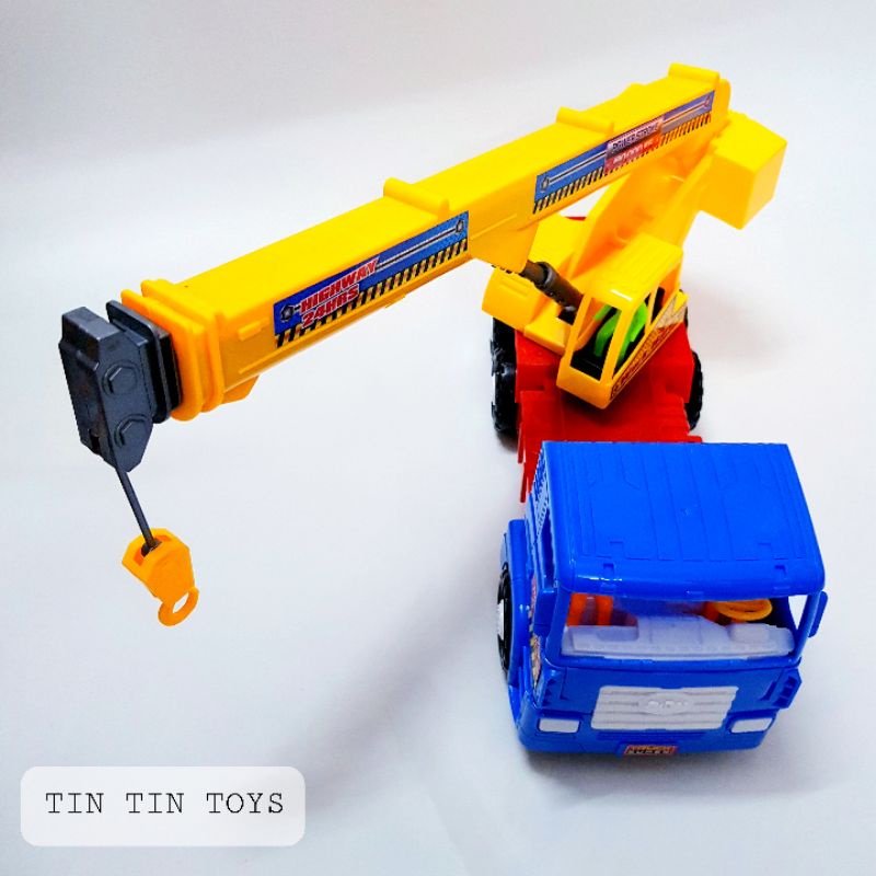 HÀNG VN - TO - ĐẸP] Đồ chơi xe cần cẩu chạy trớn 40cm