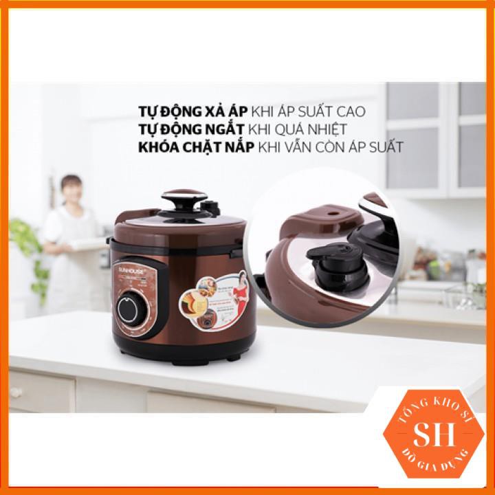 [Kho Sỉ] Nồi Áp Suất Điện, Nồi Áp Suất Đa Năng Sunhouse SH1550 Cafe- Bảo Hành Chính Hãng 12 Tháng | BigBuy360 - bigbuy360.vn