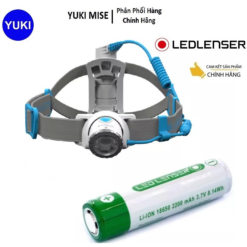 Phụ Kiện Pin Sạc Lithium - ion LEDLENSER 18650 3.7V 3400mAh, Cho MT10, MH10, H8R, YUKI MISE Phân Phối Chính Hãng💯