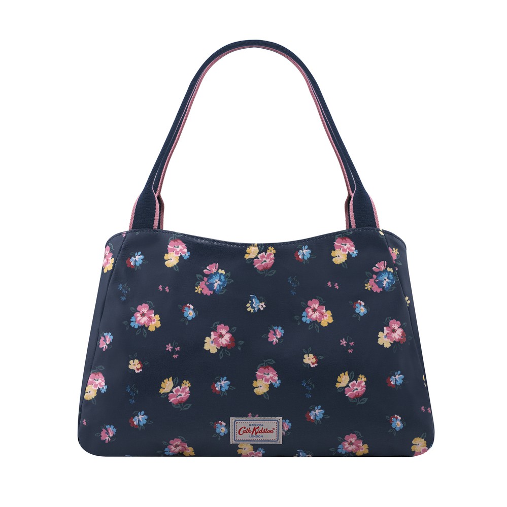 Cath Kidston - Túi đeo vai Hobo Shoulder Bag Park Meadow Bunch - 984249 - Navy
