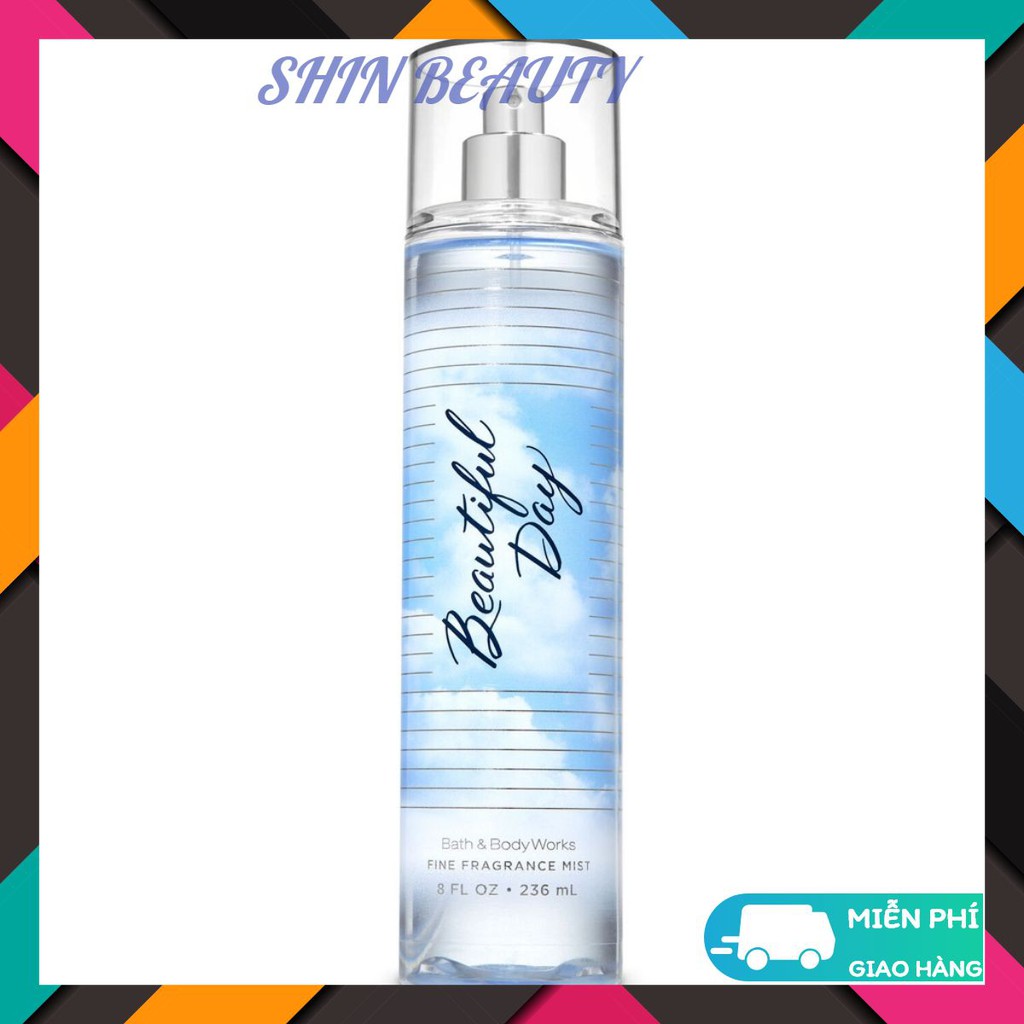 Xịt thơm toàn thân Bath & Body Works Beautiful Day 236ml