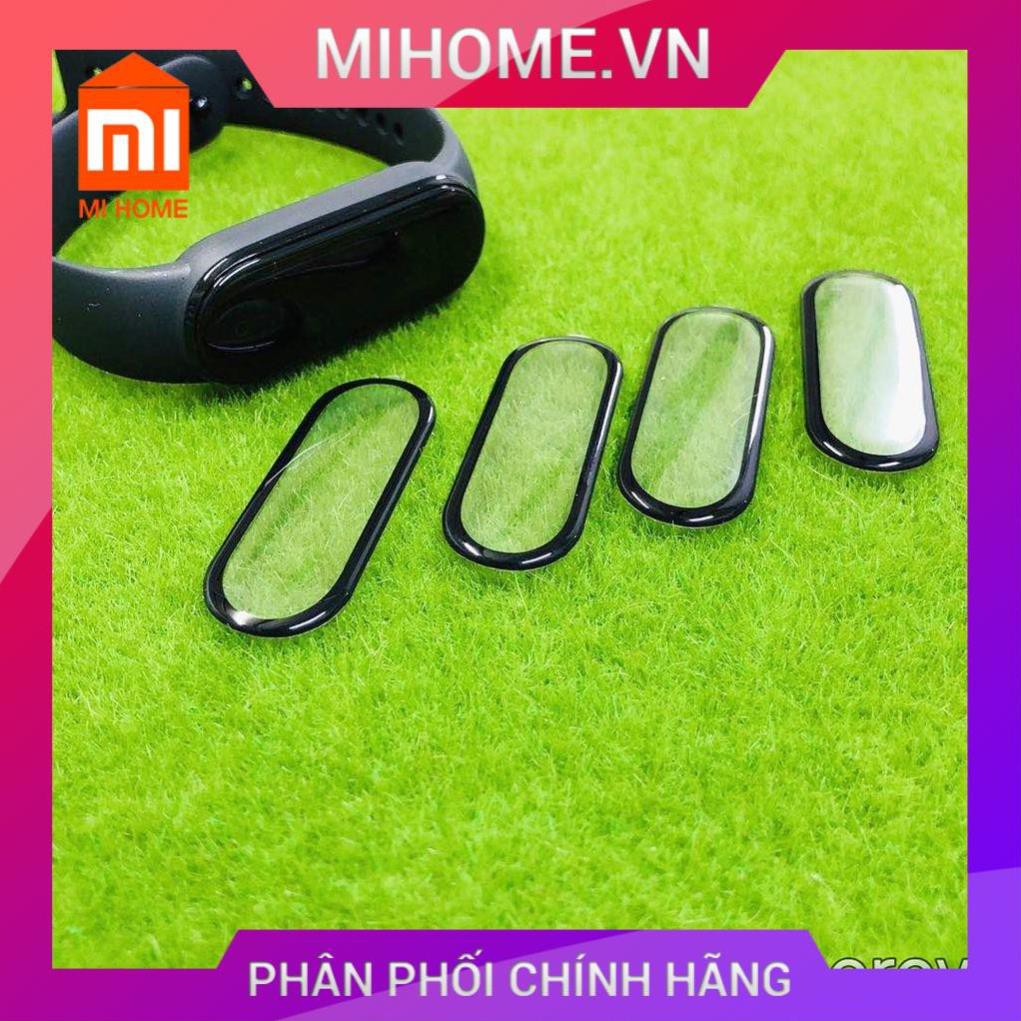 Miếng dán miband 5, miband 4 3D full màn viền đen dán dẻo full màn mi band 4,5