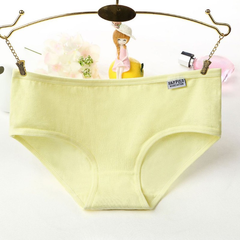 Quần Lót Cạp Thấp Màu Trơn Chất Liệu Cotton ( Size 2Xl )