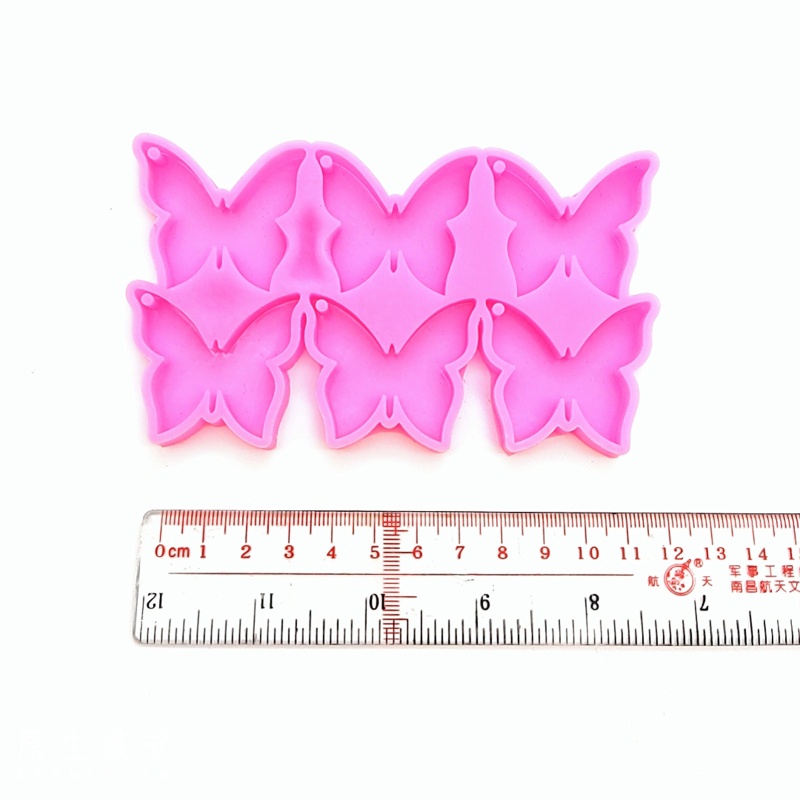 Khuôn Silicone Làm Mặt Trang Sức Hình Bướm Bằng Epoxy Độc Đáo