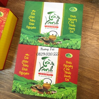 Hộp Trà Thái Nguyên size nhỏ, hộp quà biếu, Trà biếu tặng, Trà Thái Nguyên