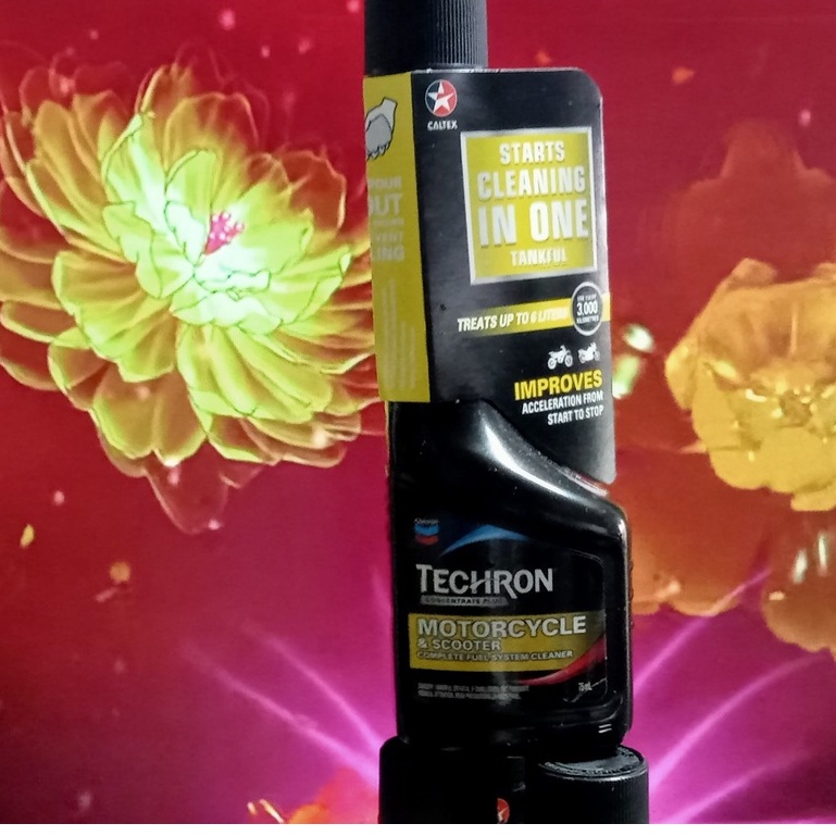 (10 CHAI TECHRON) Phụ gia vệ sinh buồng đốt và kim phun xe máy