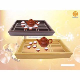 Khay trà giả gỗ việt nhật