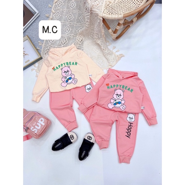 {Hàng Bán Shop}Đồ bộ nỉ da cá dài tay thu đông bé trai bé gái loại đẹp_Quần áo trẻ em thu đông