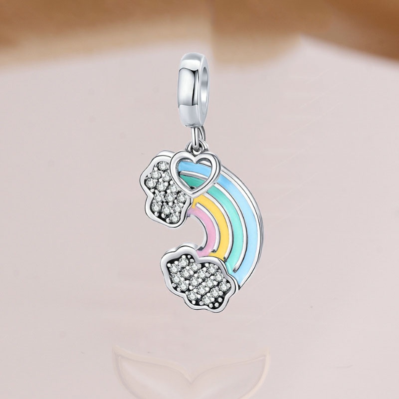 Mặt phụ kiện cho làm vòng đeo tay/ dây chuyền thời trang mùa xuân phong cách Châu Âu và Mỹ đầy màu sắc