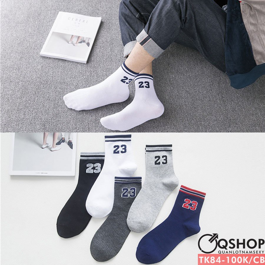 Combo 5 đôi vớ, tất cổ cao