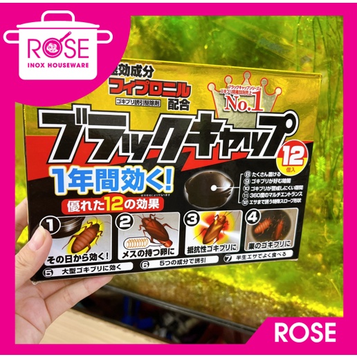 DIỆT GIÁN NHẬT BẢN - SET 12 VIÊN ĐUỔI GIÁN, CÔN TRÙNG TIỆN DỤNG, TẬN GỐC AN TOÀN