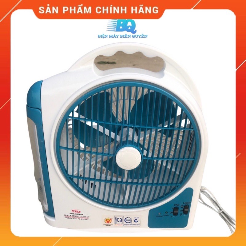 Quạt sạc tích điện đa năng có đèn LED công suất lớn (Hàng chất lượng cao)