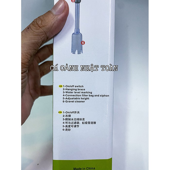 BỘ HÚT CẶN ĐÁY BỂ CÁ UTOPIA LCA 01