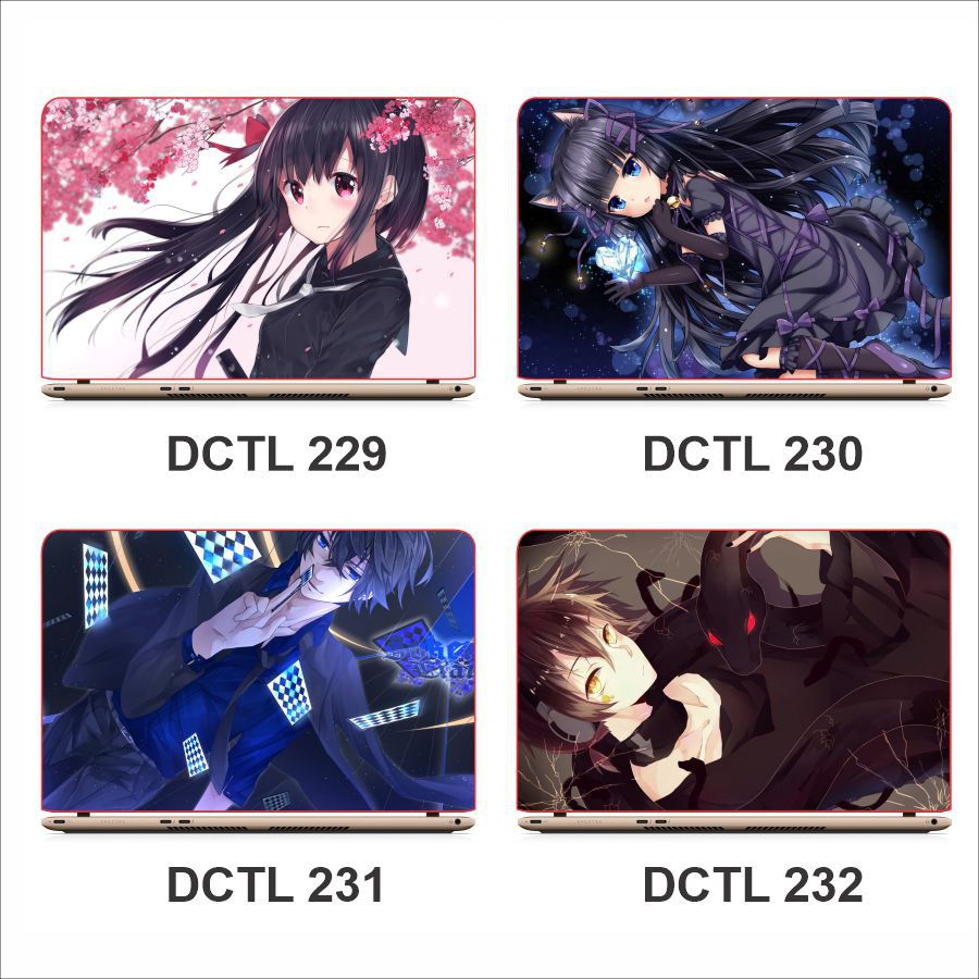 Miếng decal dán mặt lưng Laptop chủ đề Anime - có in theo yêu cầu - Mã DCLT 201 - 236 | BigBuy360 - bigbuy360.vn