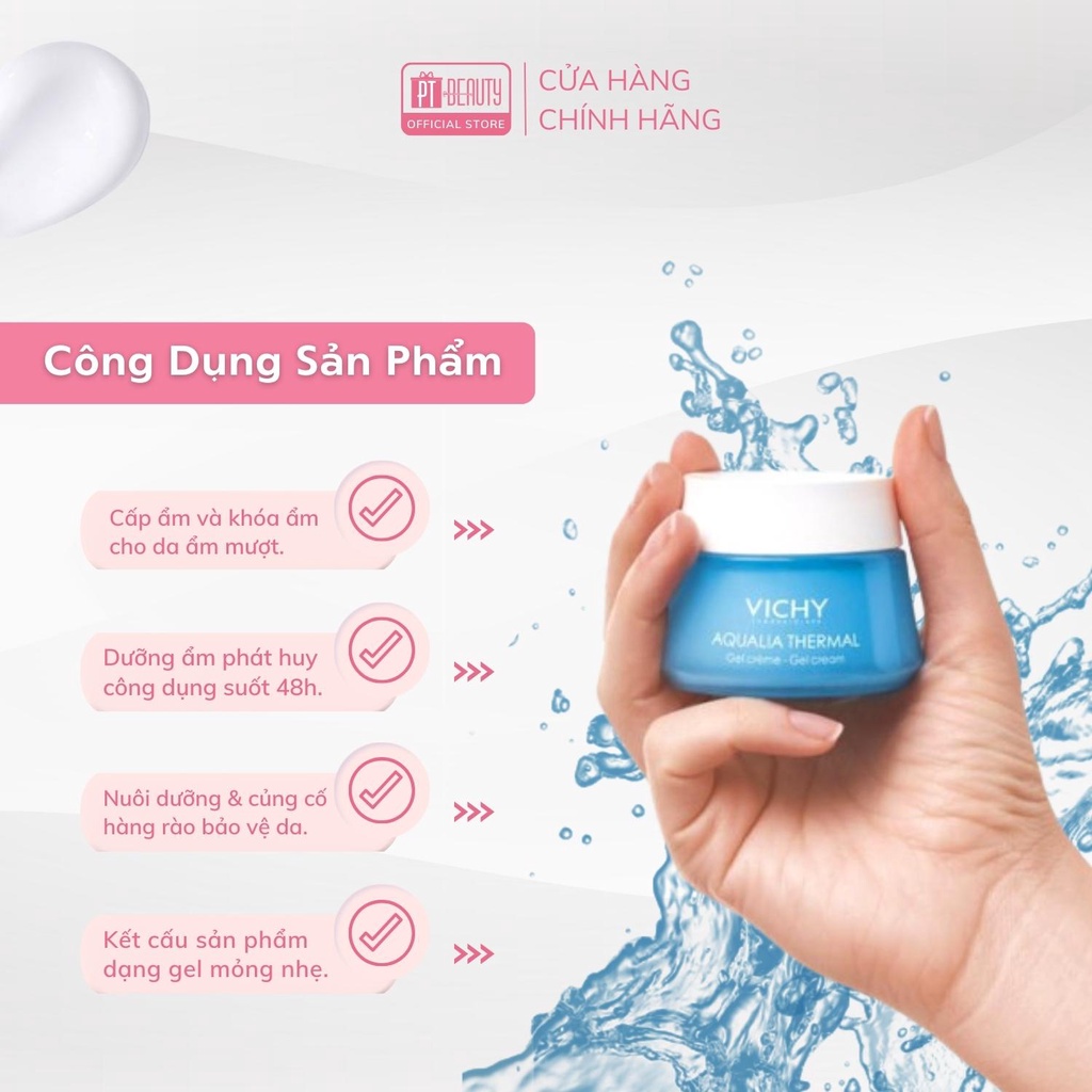 Kem Dưỡng ẩm dạng gel VICHY AQUALIA THERMAL REHYDRATING CREAM-GEL 50ml