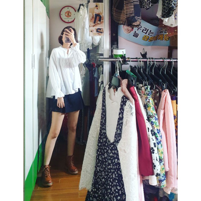 2hand- Áo dáng xòe tay bồng