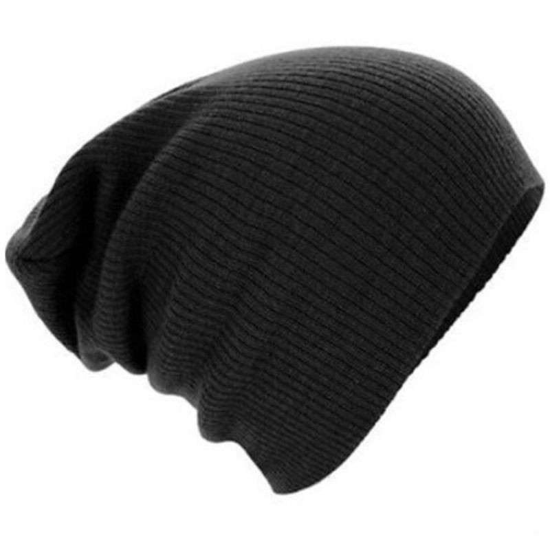 Mũ Len Beanie Chóp Thụng Cho Nam Và Nữ
