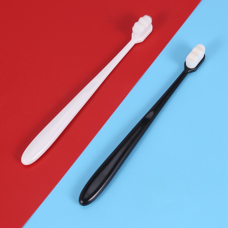 Extra Soft Toothbrush for Sensitive Gums, Micro-Nano Manual Toothbrush with 20000 Soft Floss Bristle for Gum Care, Protect Fragile Gums Good Cleaning Effect