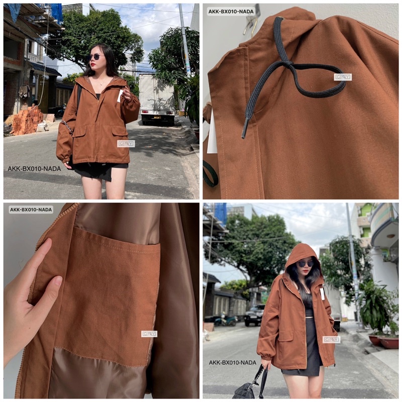Áo khoác kaki 2 lớp túi nắp Gemma BX-010 | Phiên bản Chống Nắng
