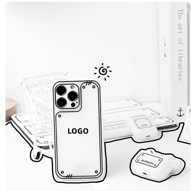 Ốp Điện Thoại Mặt Nhám Trong Suốt Chống Rơi IP11 Cho iPhone 14 Pro Max 13 Pro 12 Pro Max