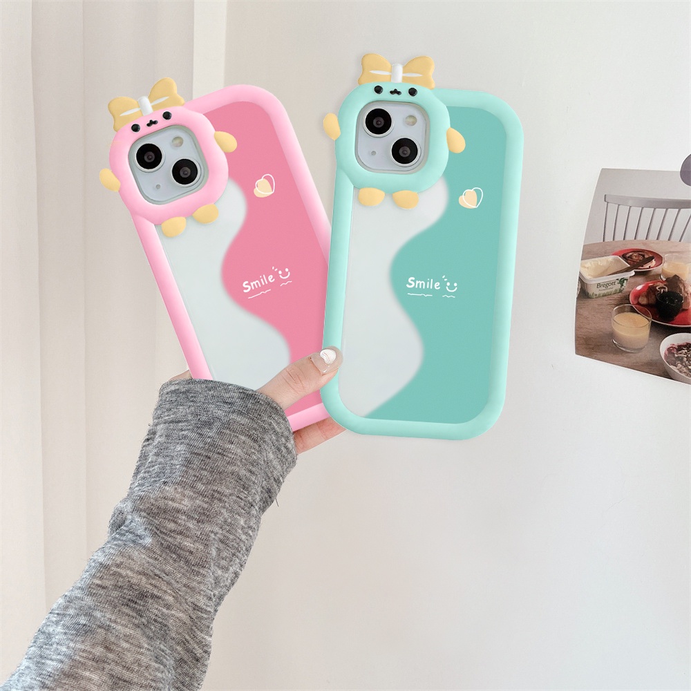 Ốp lưng iphone nơ camera hình vuông sóng smile 6/6splus/7/7plus/8/8plus/x/xs/11/12/13/pro/max/promax-SALE HOT S3-10