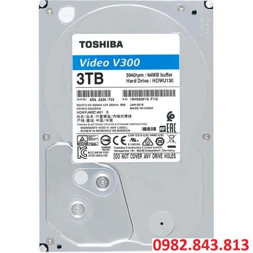 Ổ cứng chuyên dụng TOSHIBA dùng cho Camera 1T TOSHIBA, 2T TOSHIBA, 3T TOSHIBA CHÍNH HÃNG, BH 3 NĂM