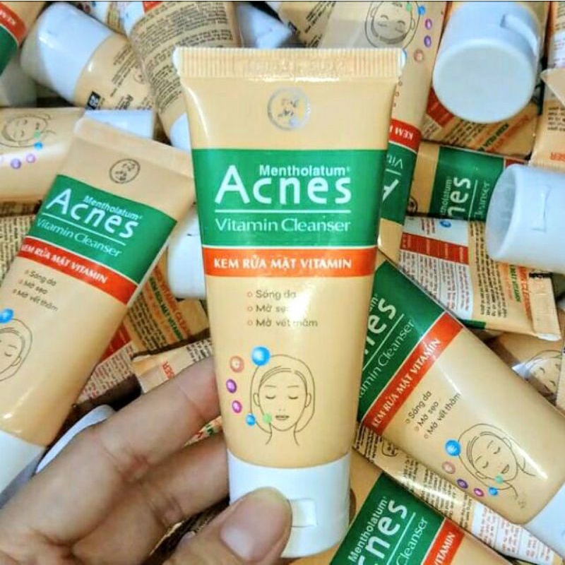 Sữa rửa mặt Acnes Vitamin Cleanser 25g