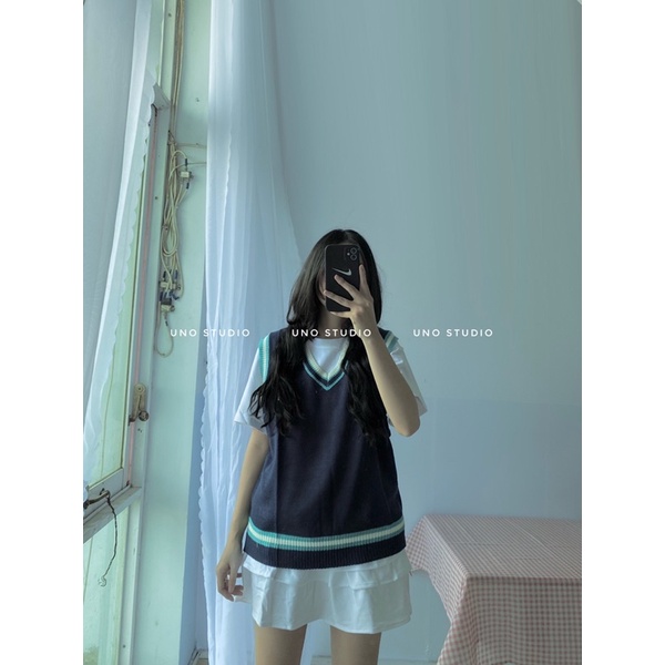 [ CÓ SẴN -FREESHIP ] Áo ghile len nữ style ulzzang nhiều màu sắc