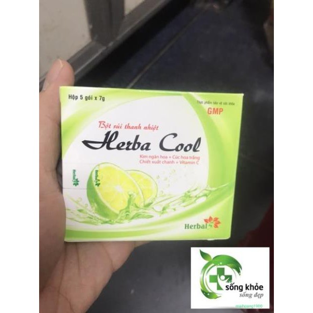 BỘT SỦI THANH NHIỆT HERBACOOL- thanh nhiệt, mát gan