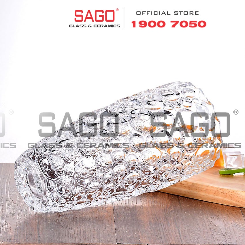 Bình Hoa Thủy Tinh Chấm Bi Cao Cấp cao 25cm , 30cm  | Tùy Chọn Size , Lọ Hoa Thủy tinh Cao cấp