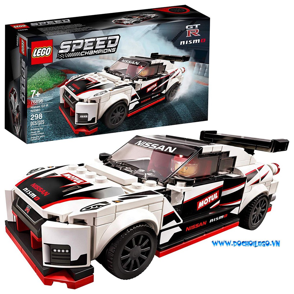 76896 LEGO Speed Champions Nissan GT-R NISMO - Xe đua Nissan GT-R NISMO