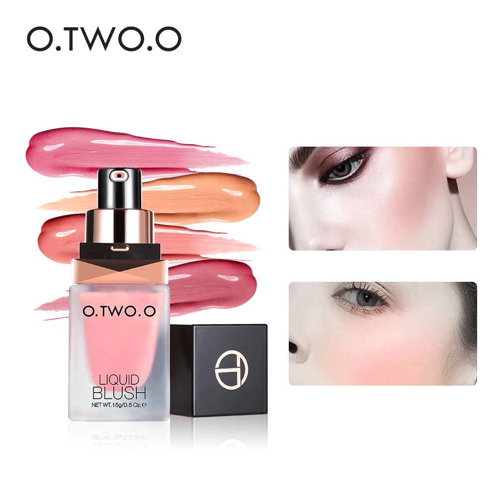 O.TWO.O Má hồng dạng lỏng trang điểm tự nhiên lâu trôi 15g | BigBuy360 - bigbuy360.vn