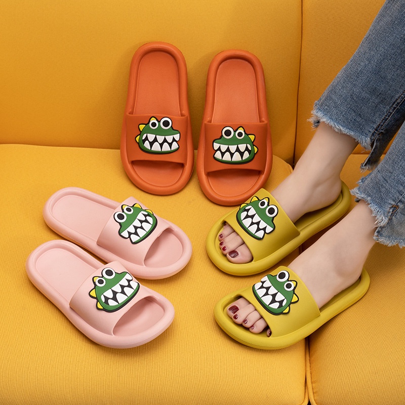 Dép Đi Trong Nhà Họa Tiết Cá Sấu Hoạt Hình Dễ Thương