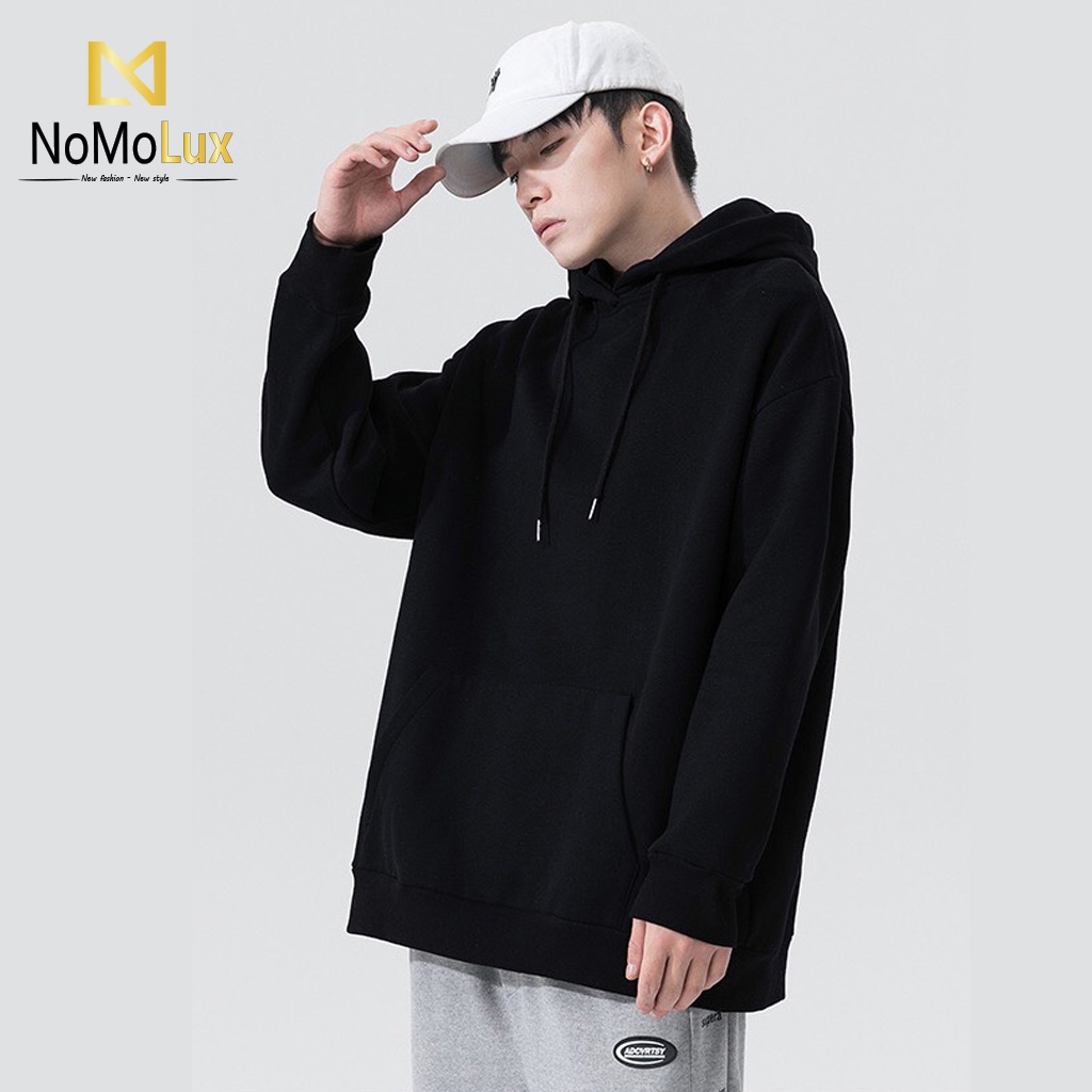 Áo Hoodie nam nữ unisex - Áo sweater có mũ NoMoLux mã HT51 chất nỉ bông cao cấp form basic phong cách Hàn Quốc trẻ trung