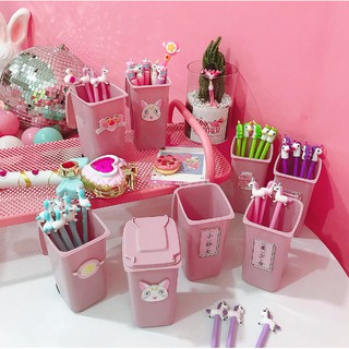 Thùng Rác Mini Dễ Thương Phong Cách Hàn Quốc