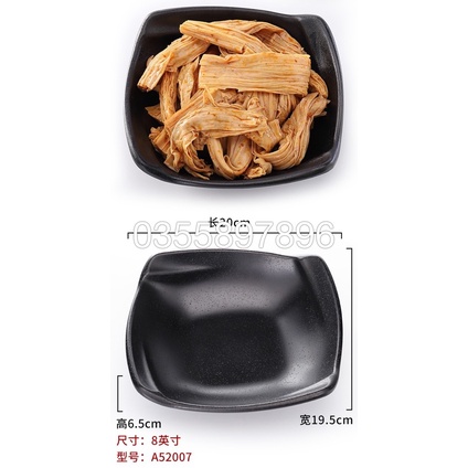 Bát vuông kiểu Nhật Melamine 100%
