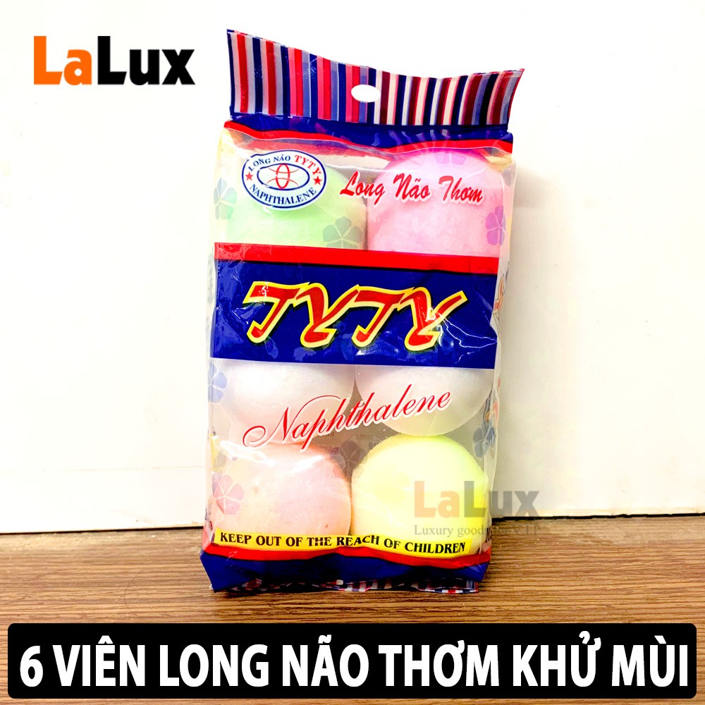Long Não Thơm Đuổi Chuột Thơm Quần Áo TYTY 6 Viên - Băng Phiến Đuổi Côn Trùng Đuổi Gián Đuổi Kiến LALUX