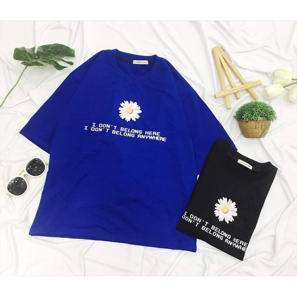 Áo Thun Freesize Unisex Hoa Cúc (nhỏ)