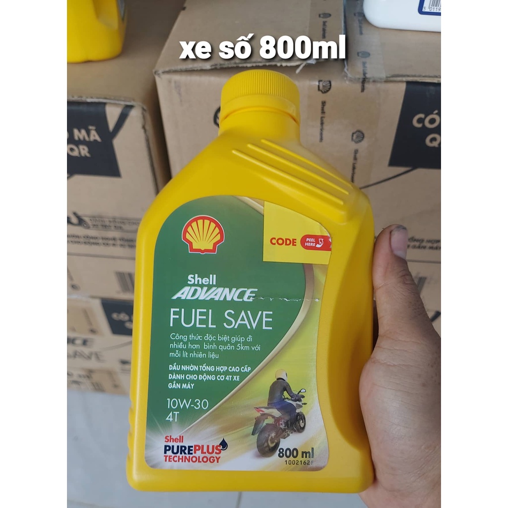 Nhớt Shell Advance tiết kiệm nhiên liệu xe ga và xe số