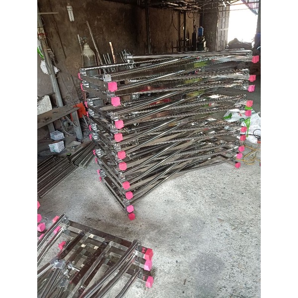 Khung võng inox phi 40 sáng bóng không gỉ