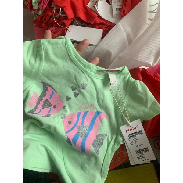 Áo phông xuất xịn poney cho bé gái