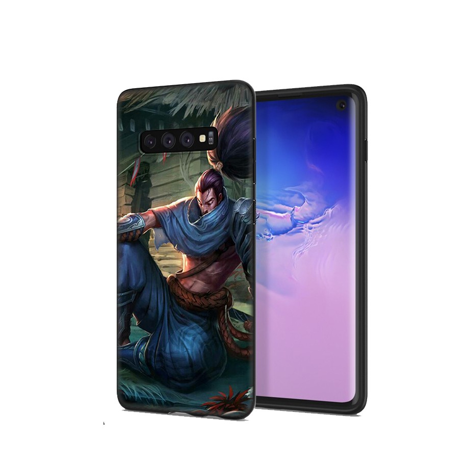 Samsung Galaxy J2 J4 J5 J6 Plus J7 J8 Prime Core Pro J4+ J6+ J730 2018 Casing Soft Case 55SF league of legends Yasuo mobile phone case