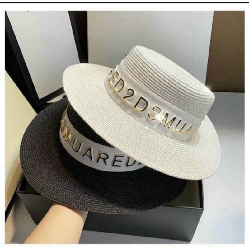 Mũ Cói đi biển vành nhỏ cao cấp đính hoa sang chảnh