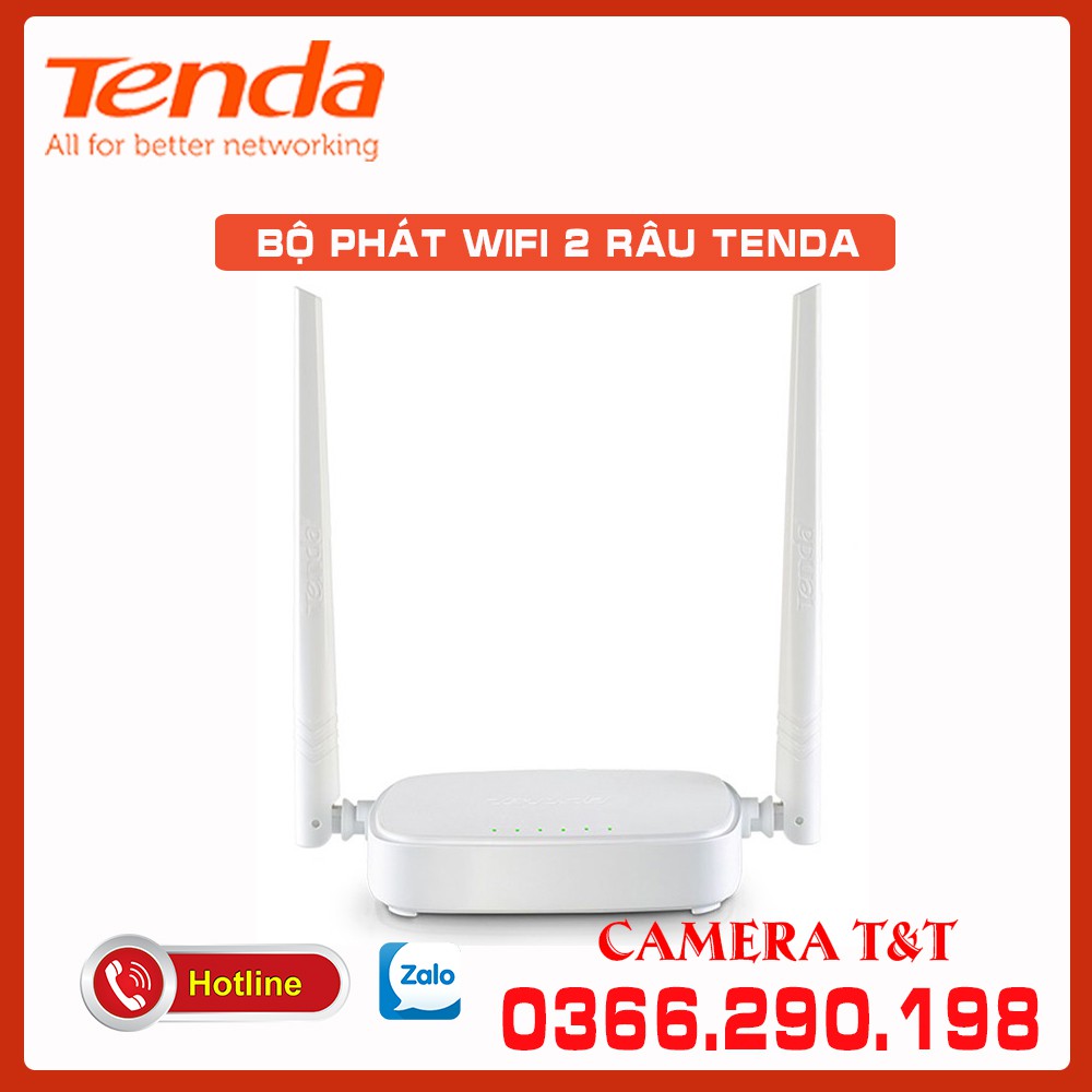 [HÀNG NGUYÊN SEAL] BỘ PHÁT WIFI TENDA N301 2 RÂU - TỐC ĐỘ CAO - SÓNG ỔN ĐỊNH - SIÊU MẠNH