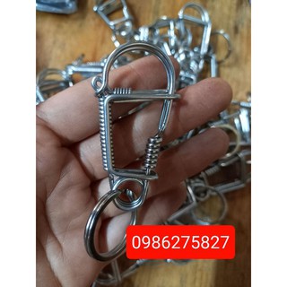 móc chìa khóa inox uốn thủ công bao bền đẹp