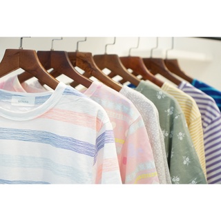 Áo Thun Nữ Sọc Cotton