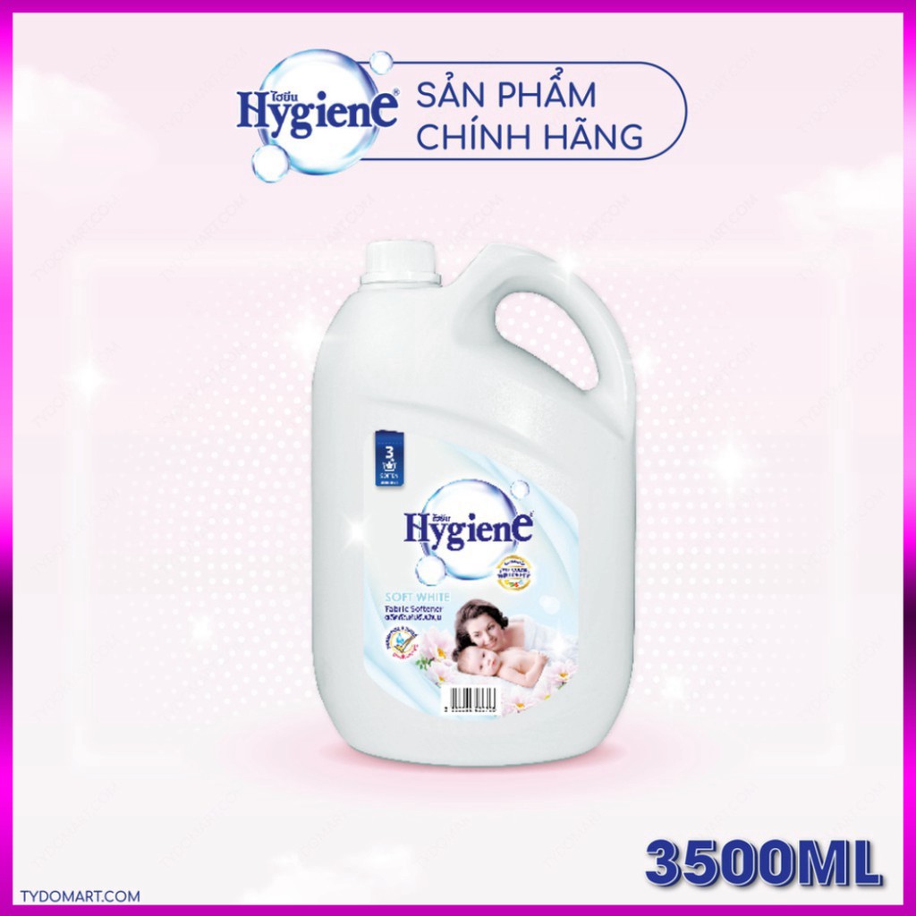 Nước xả vải Hygiene Thái Lan (Can) 3500ml - Jun&Mom