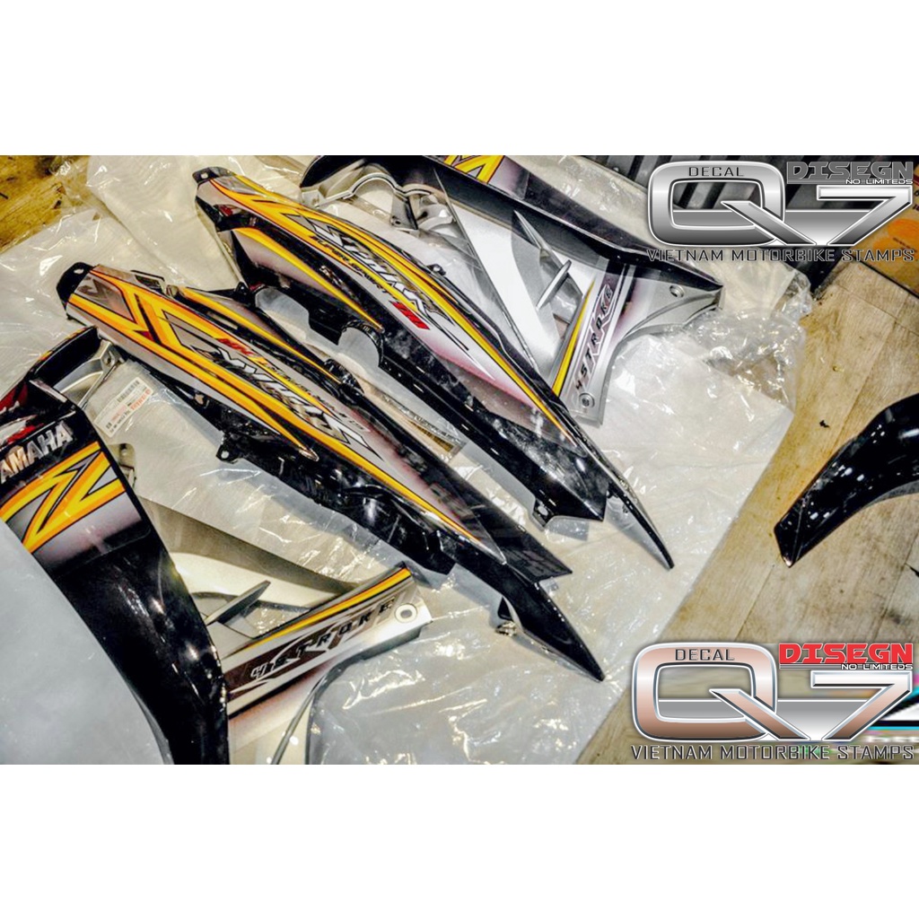 Tem Rời Sirius 110 Vàng Đen