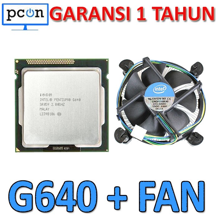 Ổ Cắm Intel Pentium G640 2.80ghz Lga 1155 + Quạt Tản Nhiệt